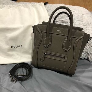 Céline Nano Luggage in Souris